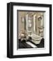 French Bath II Black v2-Silvia Vassileva-Framed Art Print