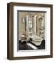 French Bath II Black v2-Silvia Vassileva-Framed Art Print