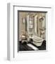 French Bath II Black v2-Silvia Vassileva-Framed Art Print