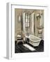 French Bath II Black v2-Silvia Vassileva-Framed Art Print