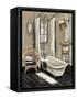 French Bath II Black v2-Silvia Vassileva-Framed Stretched Canvas