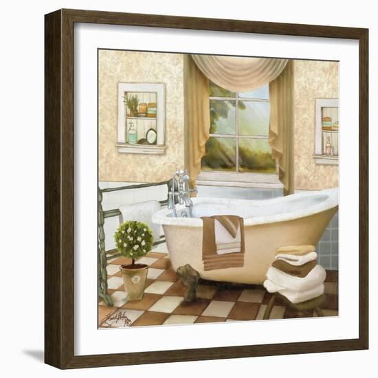 French Bath II-Elizabeth Medley-Framed Premium Giclee Print