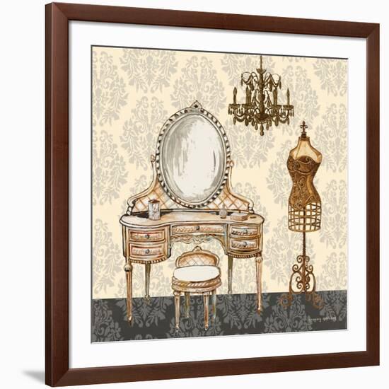 French Bath Motif I-Gregory Gorham-Framed Art Print