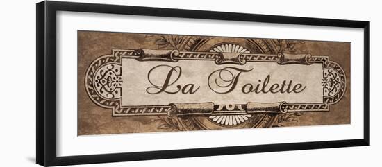 French Bath Sign I-Todd Williams-Framed Photographic Print