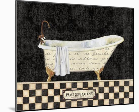 French Bathtub II-null-Mounted Art Print