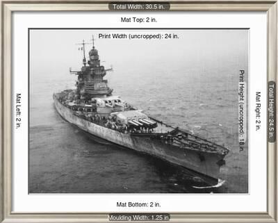 'French Battleship the 'Richelieu' Off New York City During World War Ii'  Photographic Print - Robert Hunt | AllPosters.com