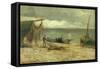 French Beach, 1884-George Henry Smillie-Framed Stretched Canvas