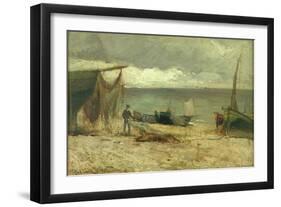 French Beach, 1884-George Henry Smillie-Framed Giclee Print