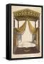 French Bed 1809-null-Framed Stretched Canvas