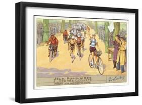 French Bicycle Race-null-Framed Art Print