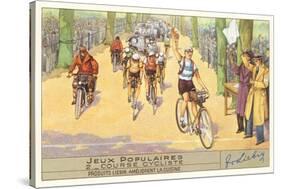 French Bicycle Race-null-Stretched Canvas