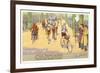 French Bicycle Race-null-Framed Art Print