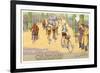 French Bicycle Race-null-Framed Art Print