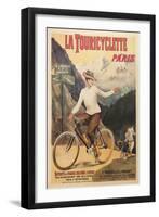 French Bicycle Race-null-Framed Art Print