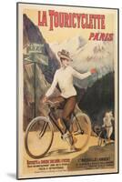 French Bicycle Race-null-Mounted Art Print