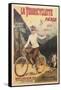 French Bicycle Race-null-Framed Stretched Canvas