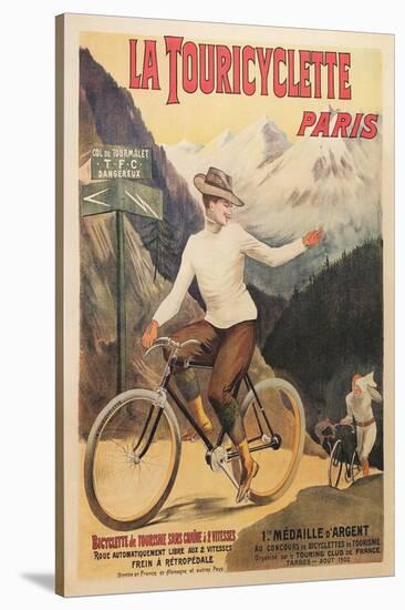 French Bicycle Race-null-Stretched Canvas