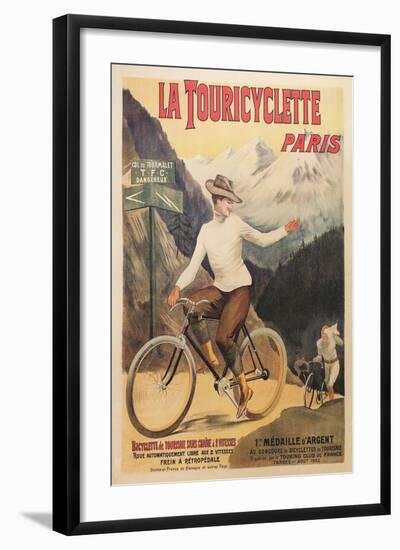 French Bicycle Race-null-Framed Art Print