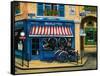 French Bicycle Shop-Marilyn Dunlap-Framed Stretched Canvas