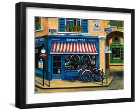 French Bicycle Shop-Marilyn Dunlap-Framed Art Print