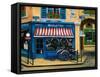 French Bicycle Shop-Marilyn Dunlap-Framed Stretched Canvas