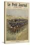 French Bicycle Troops on Manoeuvres-null-Stretched Canvas