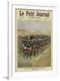 French Bicycle Troops on Manoeuvres-null-Framed Premium Giclee Print