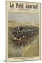 French Bicycle Troops on Manoeuvres-null-Mounted Premium Giclee Print