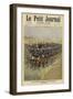 French Bicycle Troops on Manoeuvres-null-Framed Giclee Print