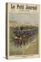 French Bicycle Troops on Manoeuvres-null-Stretched Canvas