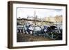 French Bicycles - In the Style of Oil Painting-Philippe Hugonnard-Framed Giclee Print