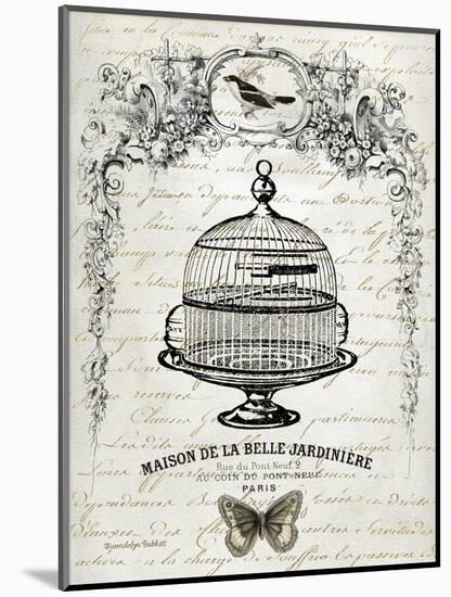 French Birdcage I-Gwendolyn Babbitt-Mounted Art Print