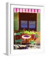 French Bistro, Yountville, Napa Valley-George Oze-Framed Photographic Print