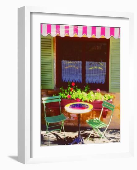 French Bistro, Yountville, Napa Valley-George Oze-Framed Photographic Print