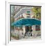 French Blue Café 1-Jill Schultz McGannon-Framed Art Print