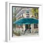 French Blue Café 1-Jill Schultz McGannon-Framed Art Print