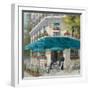 French Blue Café 1-Jill Schultz McGannon-Framed Art Print