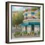 French Blue Café 2-Jill Schultz McGannon-Framed Art Print