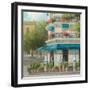 French Blue Café 2-Jill Schultz McGannon-Framed Art Print