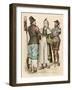 French Boatman and His Wife, and a Man with a Spade, 1590 - French Boatman and His Wife and a Man W-null-Framed Giclee Print