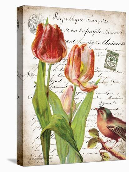 French Botanical II-Gwendolyn Babbitt-Stretched Canvas