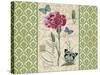 French Botanical Platter-Rectangular-Jean Plout-Stretched Canvas