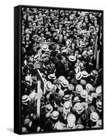 French Boxer Georges Carpentier Arriving in London, July 1914-null-Framed Stretched Canvas