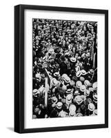 French Boxer Georges Carpentier Arriving in London, July 1914-null-Framed Photo