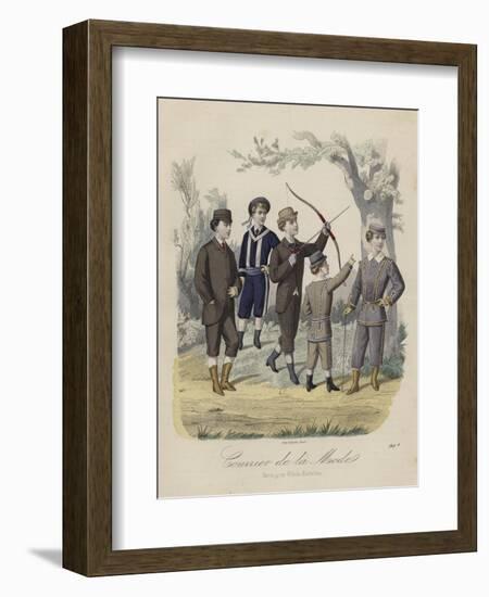 French Boys' Fashions-null-Framed Giclee Print