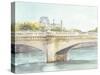 French Bridge Study III-Ethan Harper-Stretched Canvas