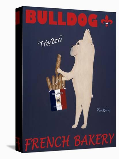 French Bulldog Bakery-Ken Bailey-Stretched Canvas