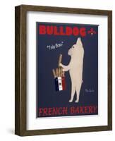 French Bulldog Bakery-Ken Bailey-Framed Giclee Print