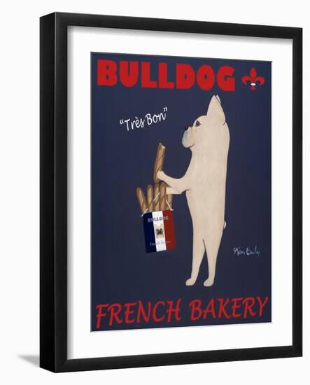 French Bulldog Bakery-Ken Bailey-Framed Giclee Print