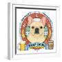 French Bulldog Beer Label-Tomoyo Pitcher-Framed Giclee Print